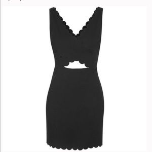 Topshop scalloped bodycon